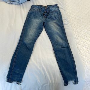 Madewell 10” high rider skinny skinny Jean